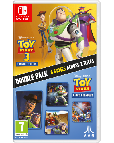 Toy Story Retro Roundup! + Toy Story 3 Complete Edition Double Pack Nintendo Switch