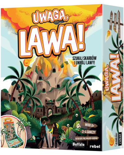 Uwaga, Lawa! Gra planszowa 