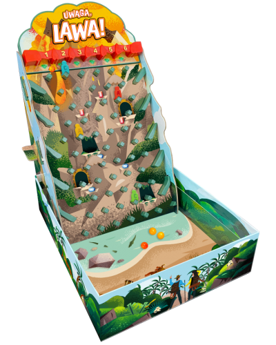 Uwaga, Lawa! Gra planszowa 