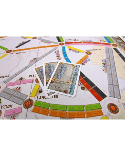 Wsiąść do Pociągu Kolekcja Map 5 Zjednoczone Królestwo i Pensylwania
