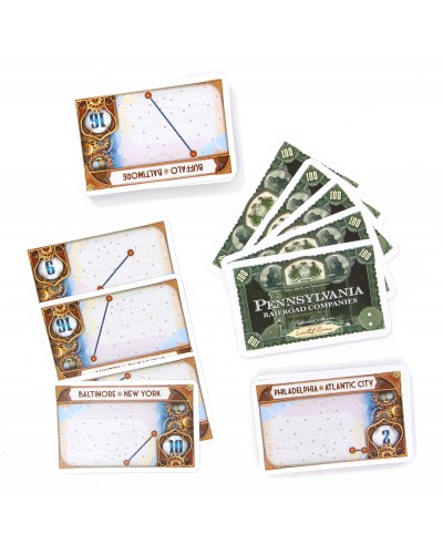 Wsiąść do Pociągu Kolekcja Map 5 Zjednoczone Królestwo i Pensylwania