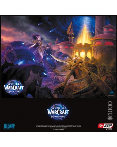 Puzzle Gaming World of Warcraft Midnight Against the Void 1000 elementów