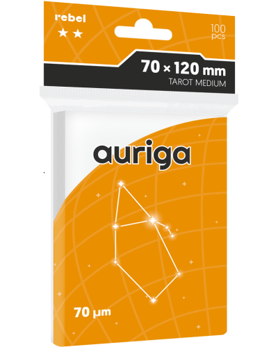 Koszulki na karty Rebel (70x120 mm) Auriga Medium 100 sztuk