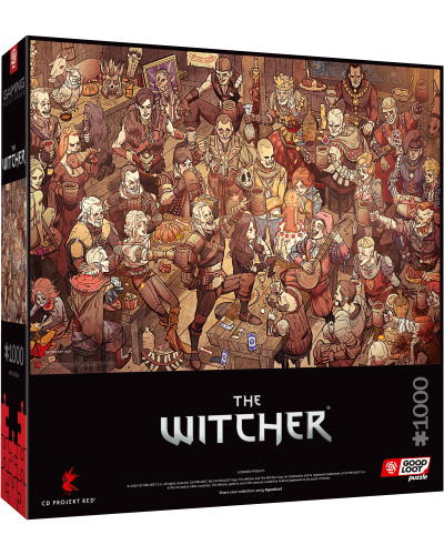 Puzzle Gaming The Witcher (Wiedźmin) Birthday 1000 elementów Puzzle Gaming The Witcher (Wiedźmin) Birthday 1000 elementów