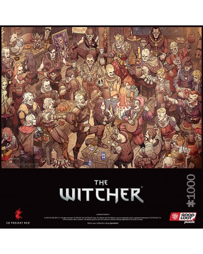 Puzzle Gaming The Witcher (Wiedźmin) Birthday 1000 elementów Puzzle Gaming The Witcher (Wiedźmin) Birthday 1000 elementów