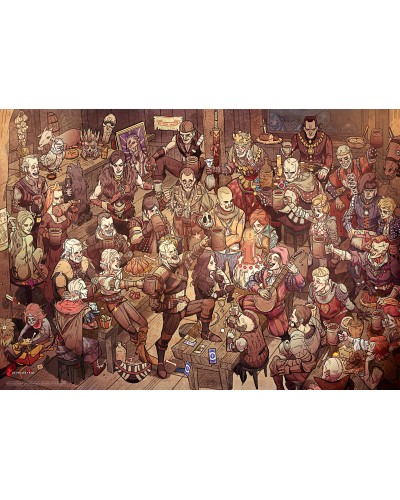 Puzzle Gaming The Witcher (Wiedźmin) Birthday 1000 elementów Puzzle Gaming The Witcher (Wiedźmin) Birthday 1000 elementów