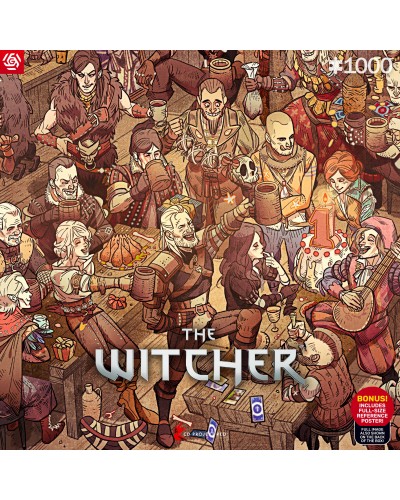 Puzzle Gaming The Witcher (Wiedźmin) Birthday 1000 elementów Puzzle Gaming The Witcher (Wiedźmin) Birthday 1000 elementów