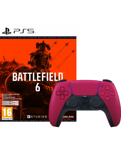 Battlefield 6 Phantom Edition PS5 + Kontroler Cosmic Red