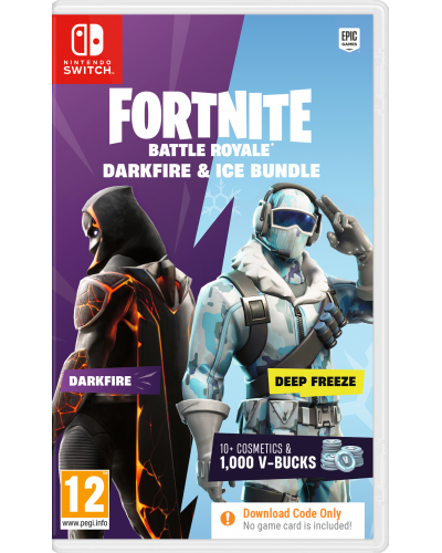 Fortnite Darkfire & Ice Bundle Zestaw Płomień Mroku i Lód Nintendo Switch