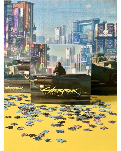 Puzzle Gaming Cyberpunk 2077 Mercenary on the Rise 1000 elementów 