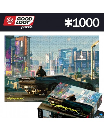 Puzzle Gaming Cyberpunk 2077 Mercenary on the Rise 1000 elementów 