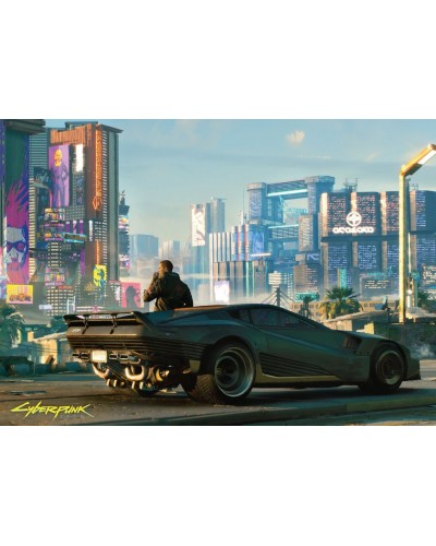 Puzzle Gaming Cyberpunk 2077 Mercenary on the Rise 1000 elementów 