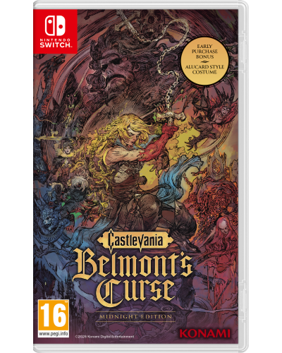 Castlevania Belmont's Curse Midnight Edition Nintendo Switch Castlevania Belmont's Curse Midnight Edition Nintendo Switch