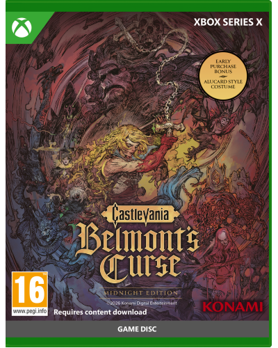 Castlevania Belmont's Curse Midnight Edition XSX 