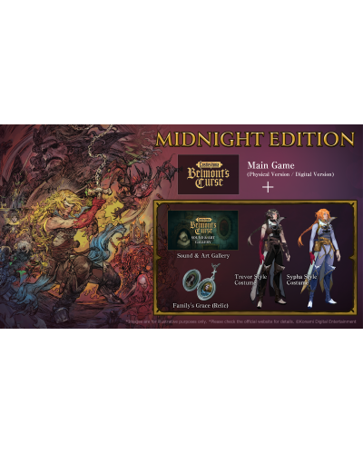 Castlevania Belmont's Curse Midnight Edition Nintendo Switch Castlevania Belmont's Curse Midnight Edition Nintendo Switch