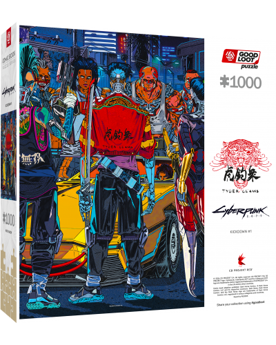 Puzzle Comic Book Cyberpunk 2077 Kickdown 1000 elementów