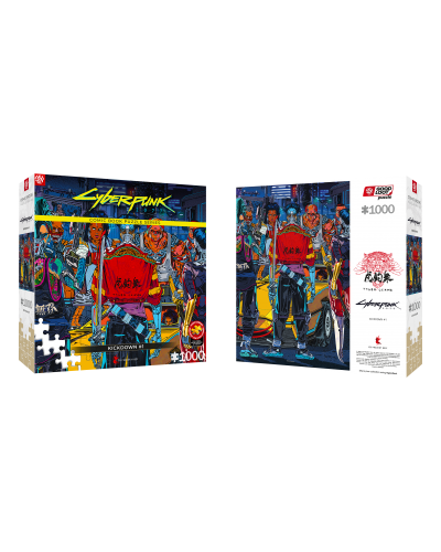Puzzle Comic Book Cyberpunk 2077 Kickdown 1000 elementów