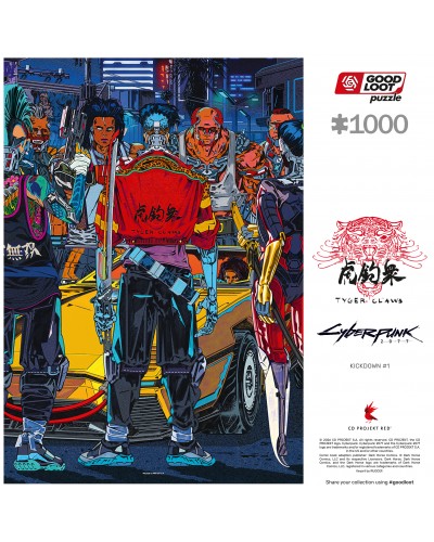 Puzzle Comic Book Cyberpunk 2077 Kickdown 1000 elementów