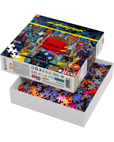 Puzzle Comic Book Cyberpunk 2077 Kickdown 1000 elementów