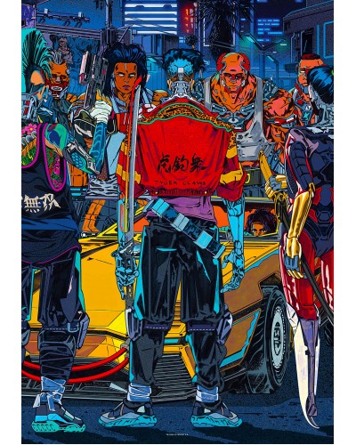 Puzzle Comic Book Cyberpunk 2077 Kickdown 1000 elementów