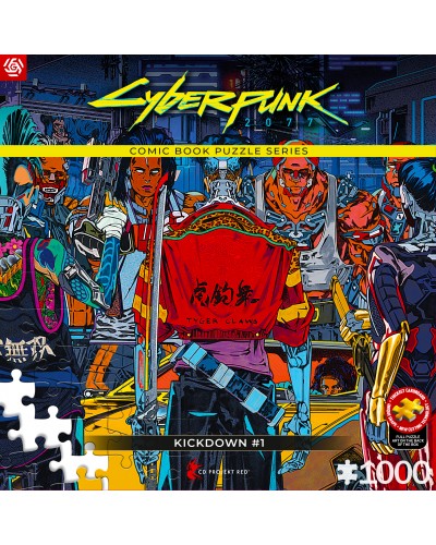 Puzzle Comic Book Cyberpunk 2077 Kickdown 1000 elementów