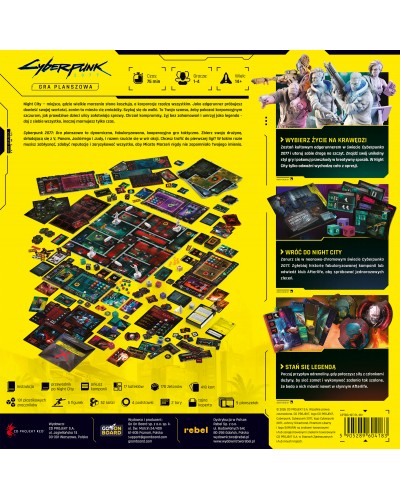 Cyberpunk 2077 Gra Planszowa Edycja Standardowa