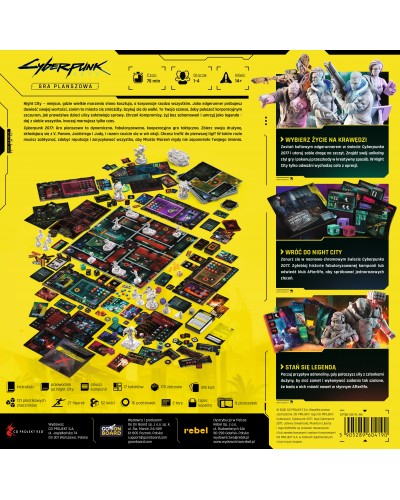 Cyberpunk 2077 Gra planszowa Edycja Deluxe