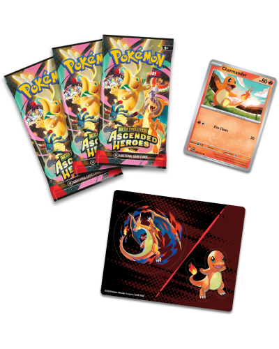 Pokemon TCG Mega Evolution Ascended Heroes Tech Sticker Collection Charmander/Mega Charizard Y Pokemon TCG Mega Evolution Ascended Heroes Tech Sticker Collection Charmander/Mega Charizard Y
