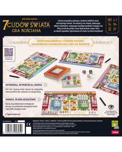 7 Cudów Świata Gra kościana 7 Cudów Świata Gra kościana