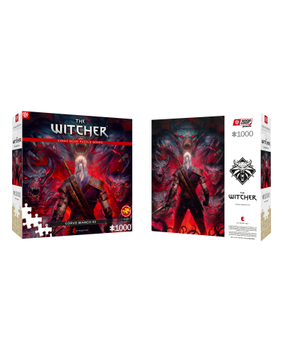 Puzzle Comic Book The Witcher (Wiedźmin) Corvo Bianco 1000 elementów