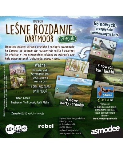 Leśne rozdanie Dartmoor Exmoor