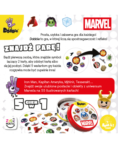 Dobble Marvel Emoji