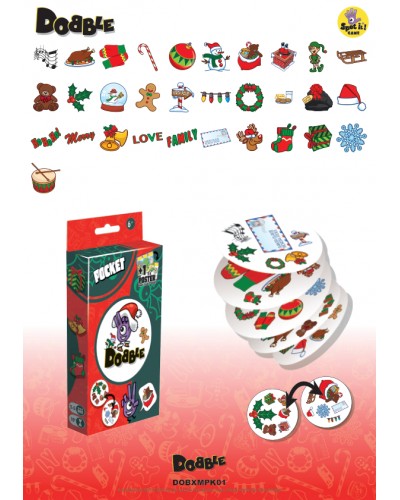 Dobble pocket Christmas + plakat