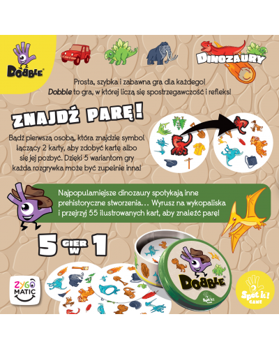 Dobble Dinozaury Dobble Dinozaury