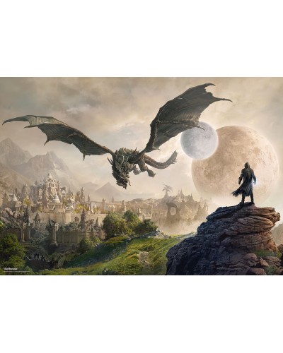 Puzzle Gaming The Elder Scrolls Elsweyr 1000 elementów Promocja Ferie Zimowe