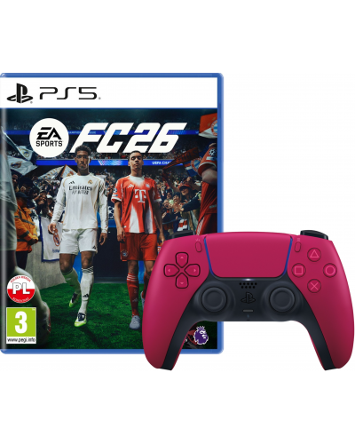 EA Sports FC 26 PS5 + Kontroler Cosmic Red