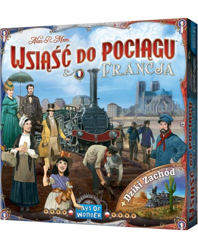 Wsiąść do Pociągu Kolekcja Map 6 Francja i Dziki Zachód Wsiąść do Pociągu Kolekcja Map 6 Francja i Dziki Zachód