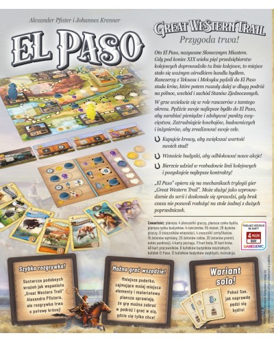 Great Western Trail El Paso Gra planszowa
