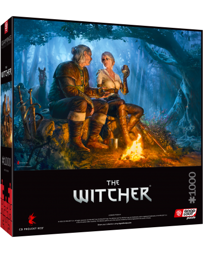 Puzzle Gaming The Witcher (Wiedźmin) Journey of Ciri 1000 elementów