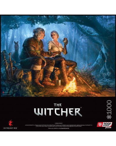 Puzzle Gaming The Witcher (Wiedźmin) Journey of Ciri 1000 elementów