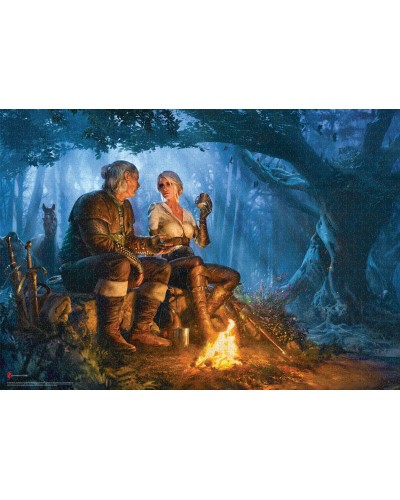 Puzzle Gaming The Witcher (Wiedźmin) Journey of Ciri 1000 elementów