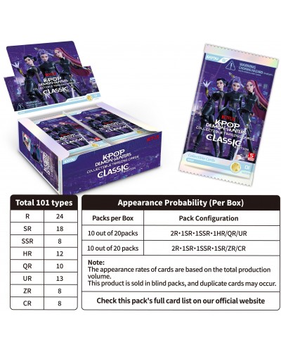 K-Pop Demon Hunters Classic Edition 01 - Gold Booster Display (20) 