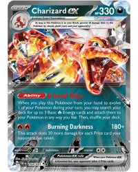 Pokemon TCG OVERSIZE CARD Charizard ex (OBF 125)