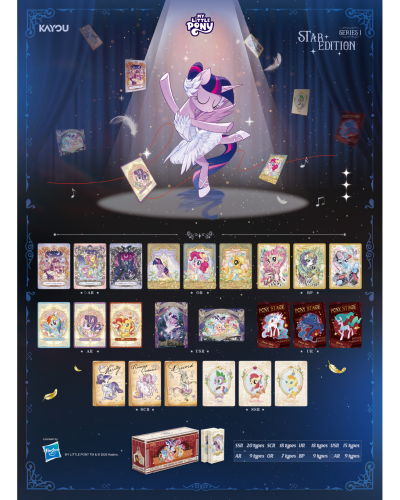My Little Pony Frendship Eternal Cards - Star Edition - Booster Box Display (16) My Little Pony Frendship Eternal Cards - Star Edition - Booster Box Display (16)