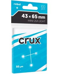 Koszulki na karty Rebel (43x65 mm) Mini USA Light Crux 100 sztuk Koszulki na karty Rebel (43x65 mm) Mini USA Light Crux 100 sztuk