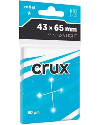 Koszulki na karty Rebel (43x65 mm) Mini USA Light Crux 100 sztuk