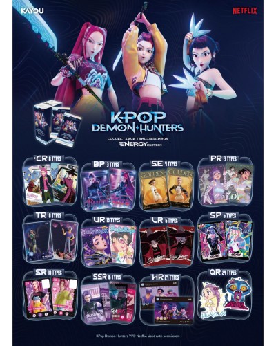 K-Pop Demon Hunters Energy Edition 01 - Platinum Booster Display (12)