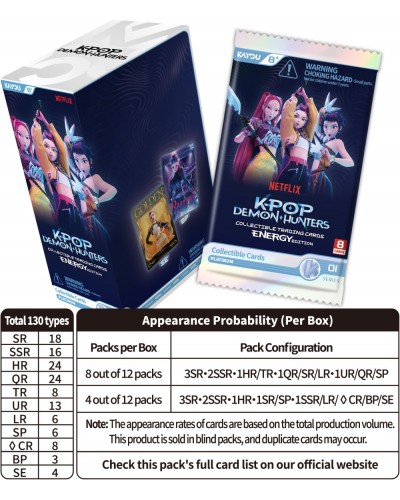 K-Pop Demon Hunters Energy Edition 01 - Platinum Booster Display (12)