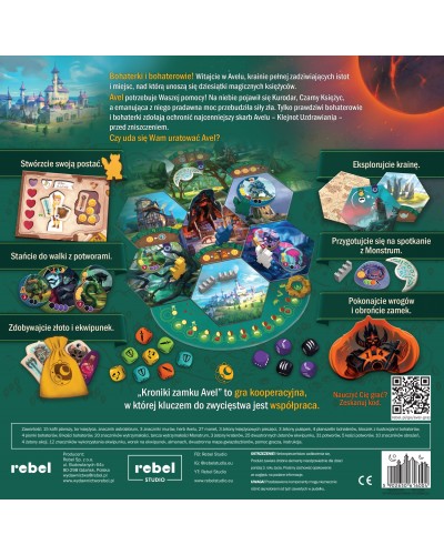 Kroniki zamku Avel Gra planszowa Kroniki zamku Avel Gra planszowa