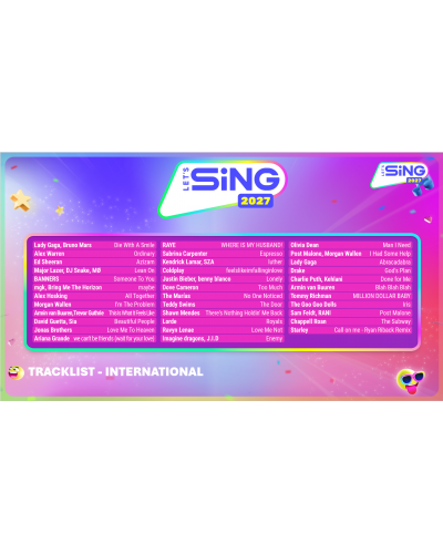 Let's Sing 2027 Nintendo Switch